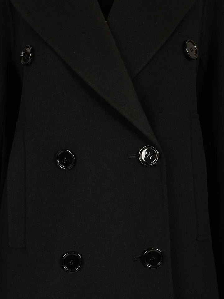 'S Max Mara Custodi Coats - Nero | 2475e46177567cabe9d2e8990ab676ac10c0863d
