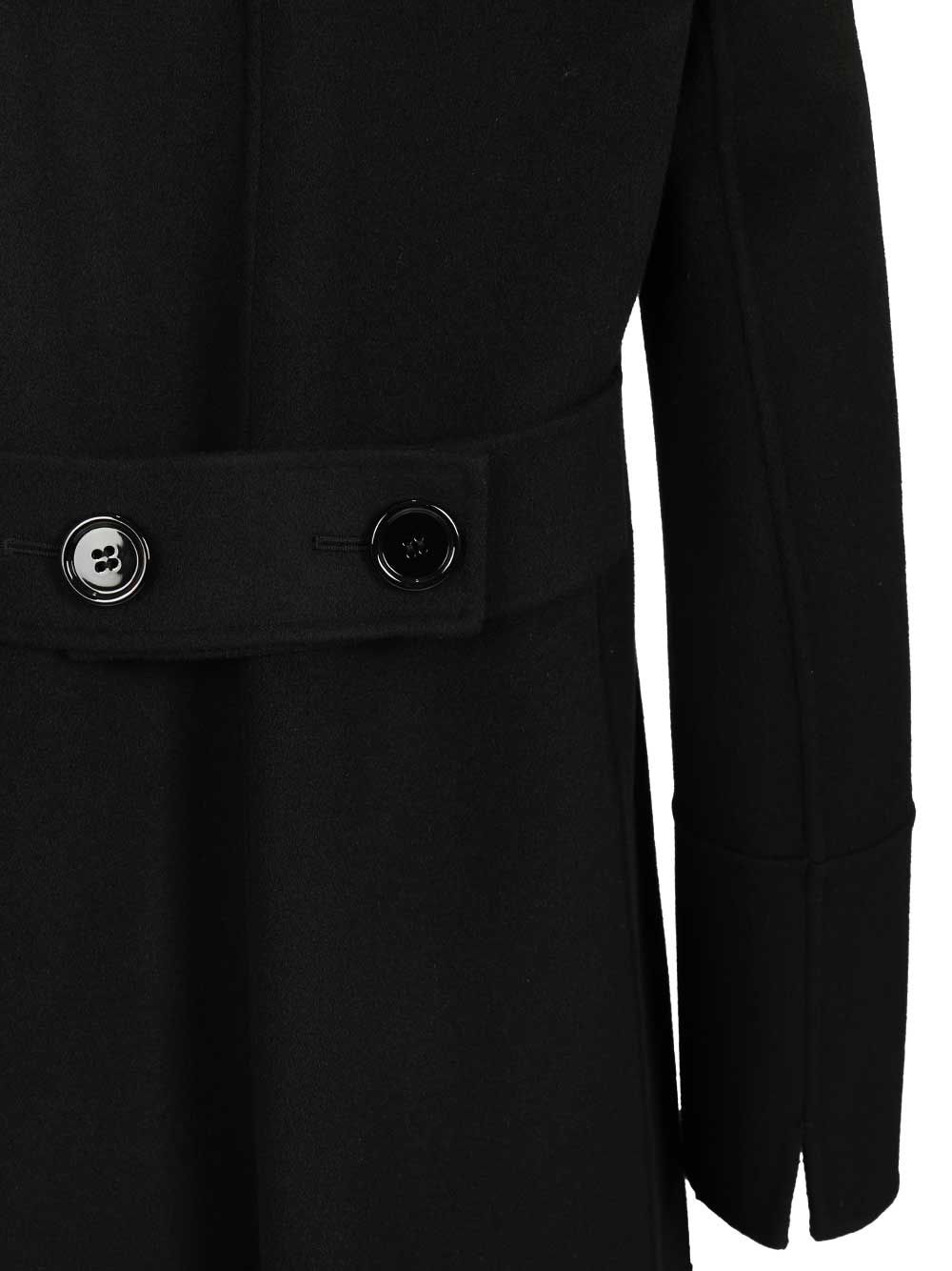 'S Max Mara Custodi Coats - Nero | 586e3776f273f4222d72b83e7cdff85ef7079ad4