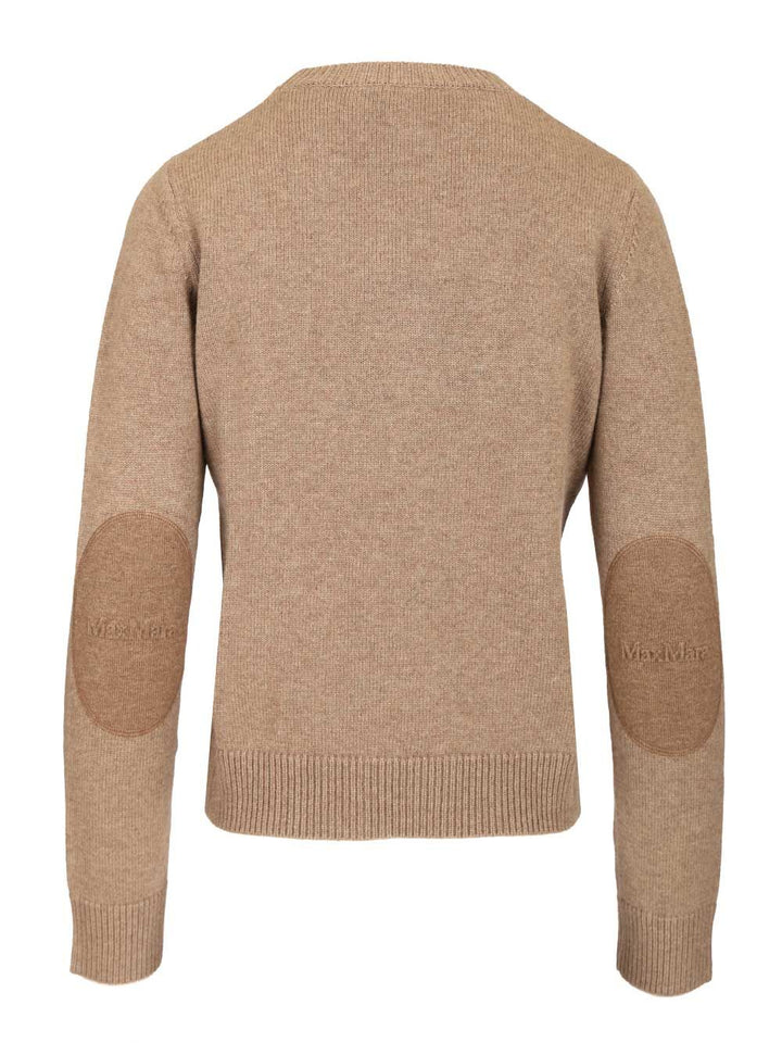 'S Max Mara Fresia Sweater In Wool And Cashmere Knitwear - Beige | abf7834b6563f5501ab186514f72facf49487570