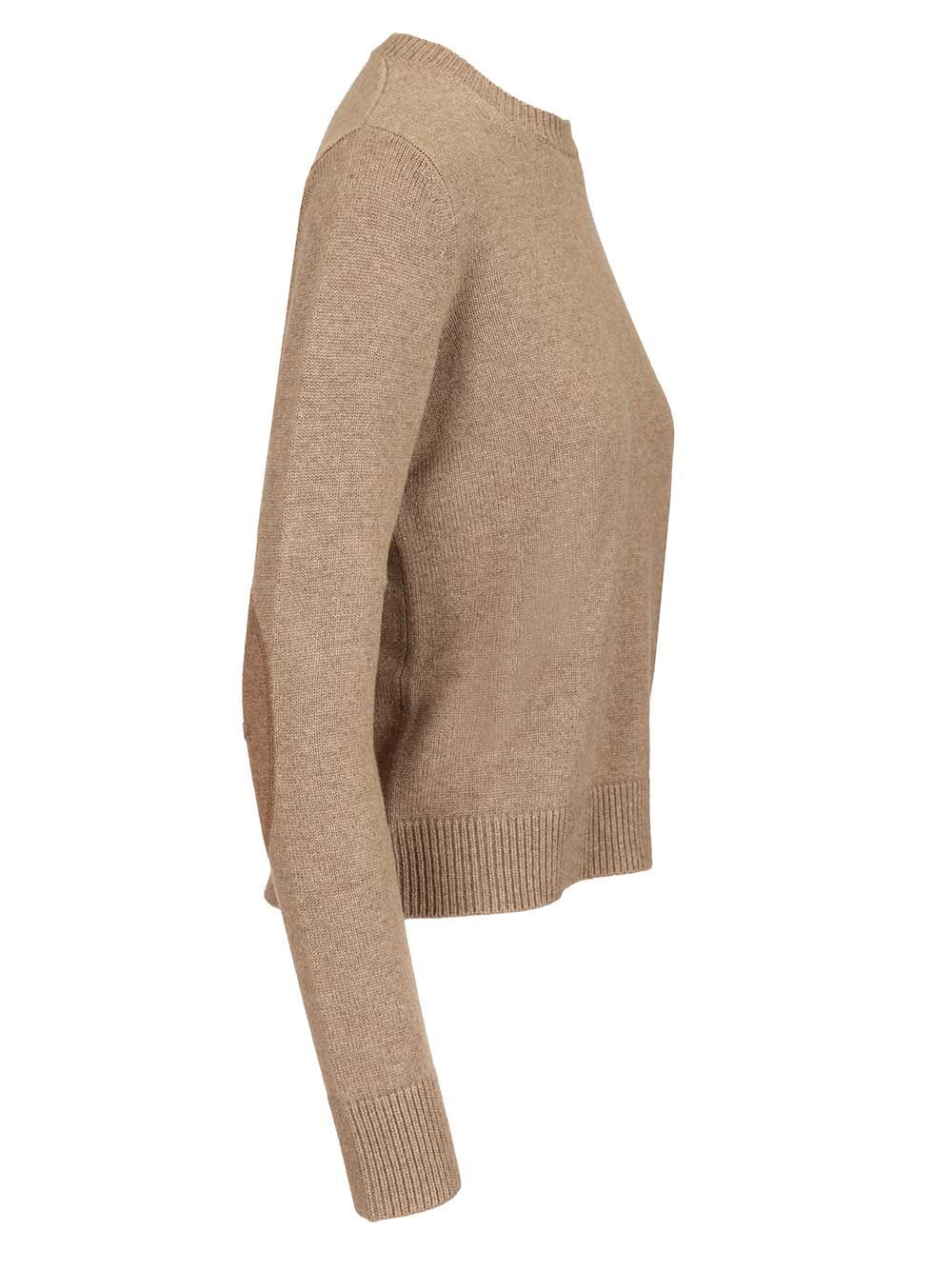 'S Max Mara Fresia Sweater In Wool And Cashmere Knitwear - Beige | 7b9f8b5b020e09ff67798a49ed84583b47affe27