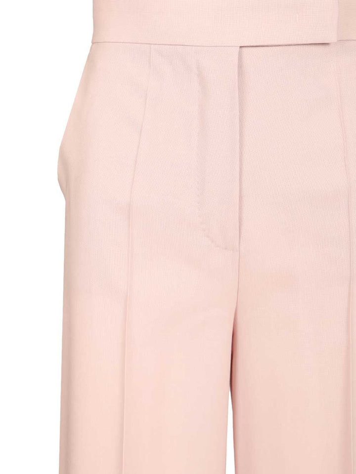 Max Mara Girone Wide Leg Pants Trousers - Rose | 350d7cc9f71d1415a26d4fca246ccfaa80dde27e