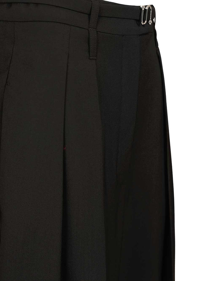 Sportmax Spxbautta Stretch Wool Pence Trousers - Nero | 7f4f38c0dd2945b14b52168b0e39954ffb7a41c8
