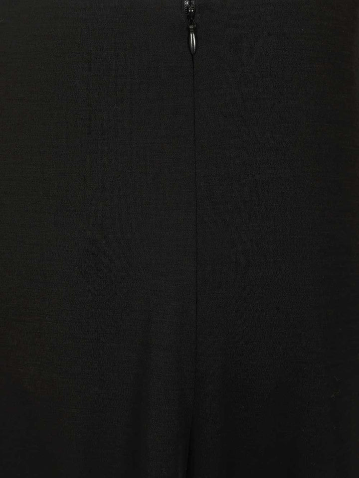 Max Mara Stilla Wool Interlock Long Skirt Gonne - Nero | 038b01fdc8a24a0ddc4f9c8244dc5330ab904179