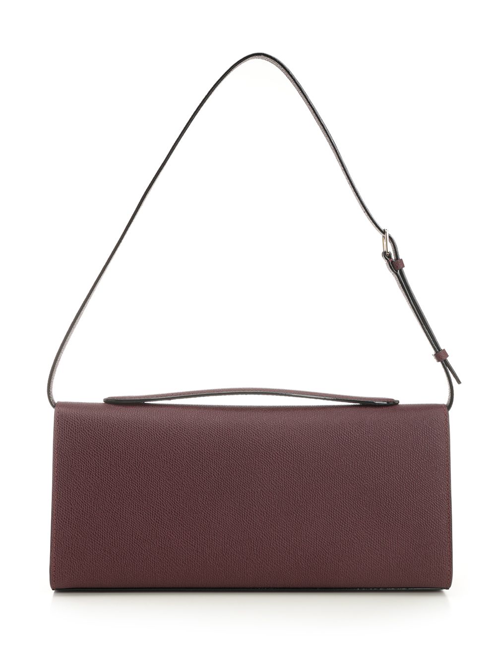 Valextra Iside Clutch With Handle And Strap Clutches - Bordeaux | e406532500f652f98ebb7e4bb5f63abeb7837885