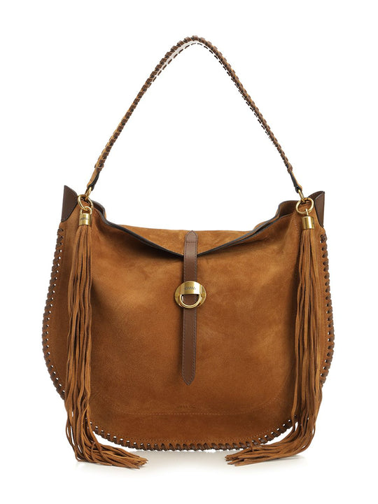 Oskan Soft Folk-Gz Shoulder Bags Marrone