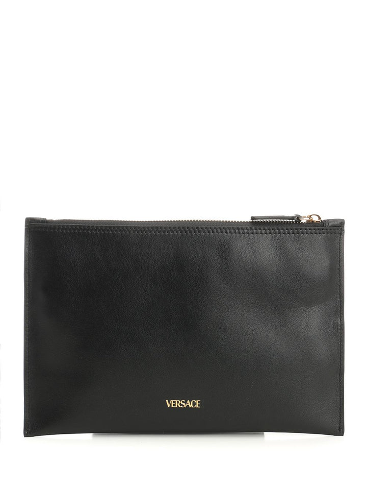 Versace Slim Leather Pouch Small leather goods - Nero | 32c7b7f48413e0c62bfa19dfa58c1e156a8f327d