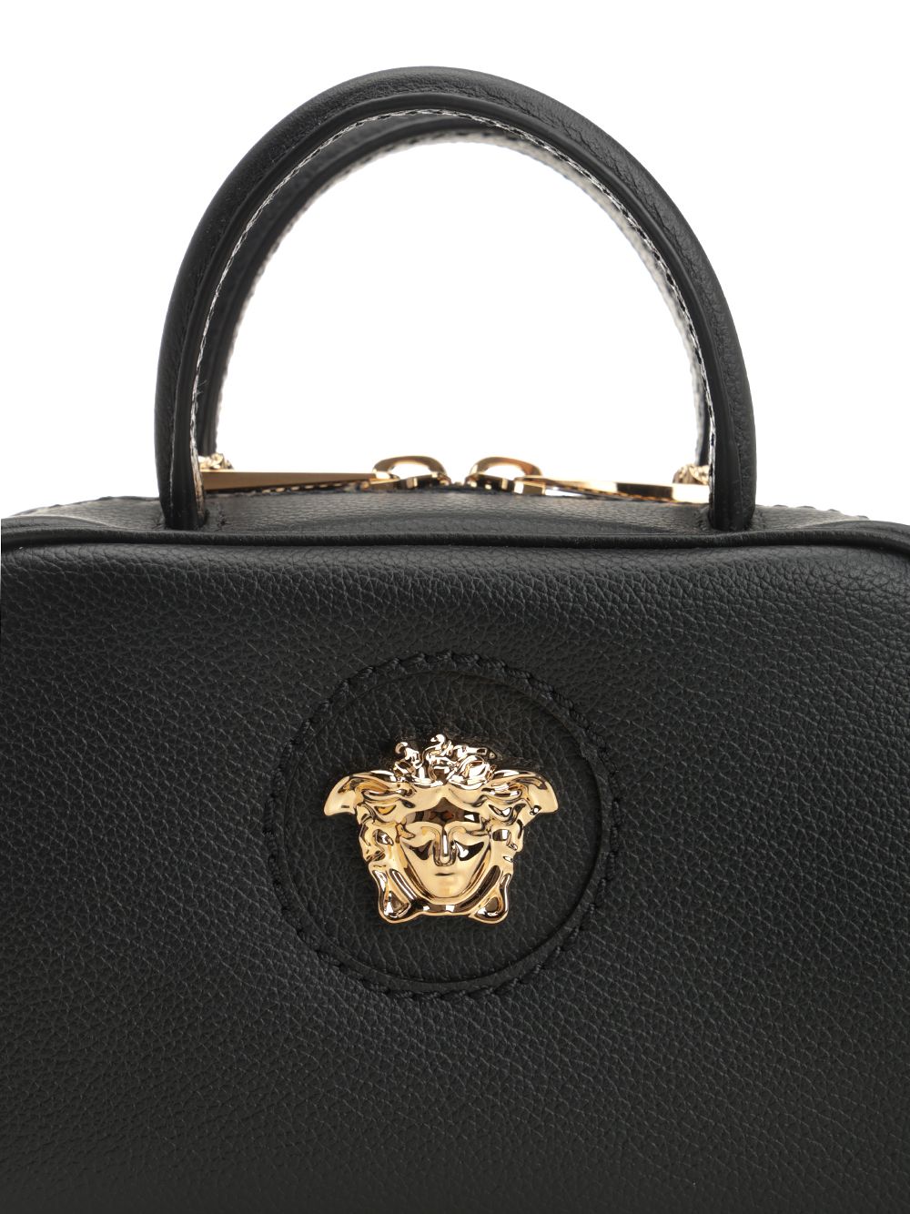 Versace Top Handle Vitello Handbags - Nero | e01c1032e6e07b12b07c92745b0561ab3adbc07e