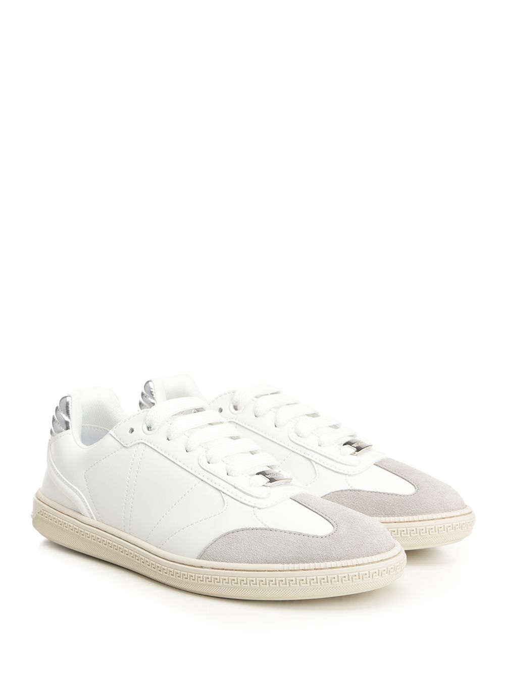 Versace Greca Court Sneakers - Bianco | 876a4177249aade26dbf2fc06b32a94778c03cf7