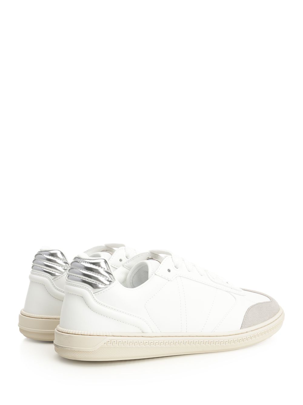 Versace Greca Court Sneakers - Bianco | 32bc4d04309554a51a44a01d5f5d45315c3a2100