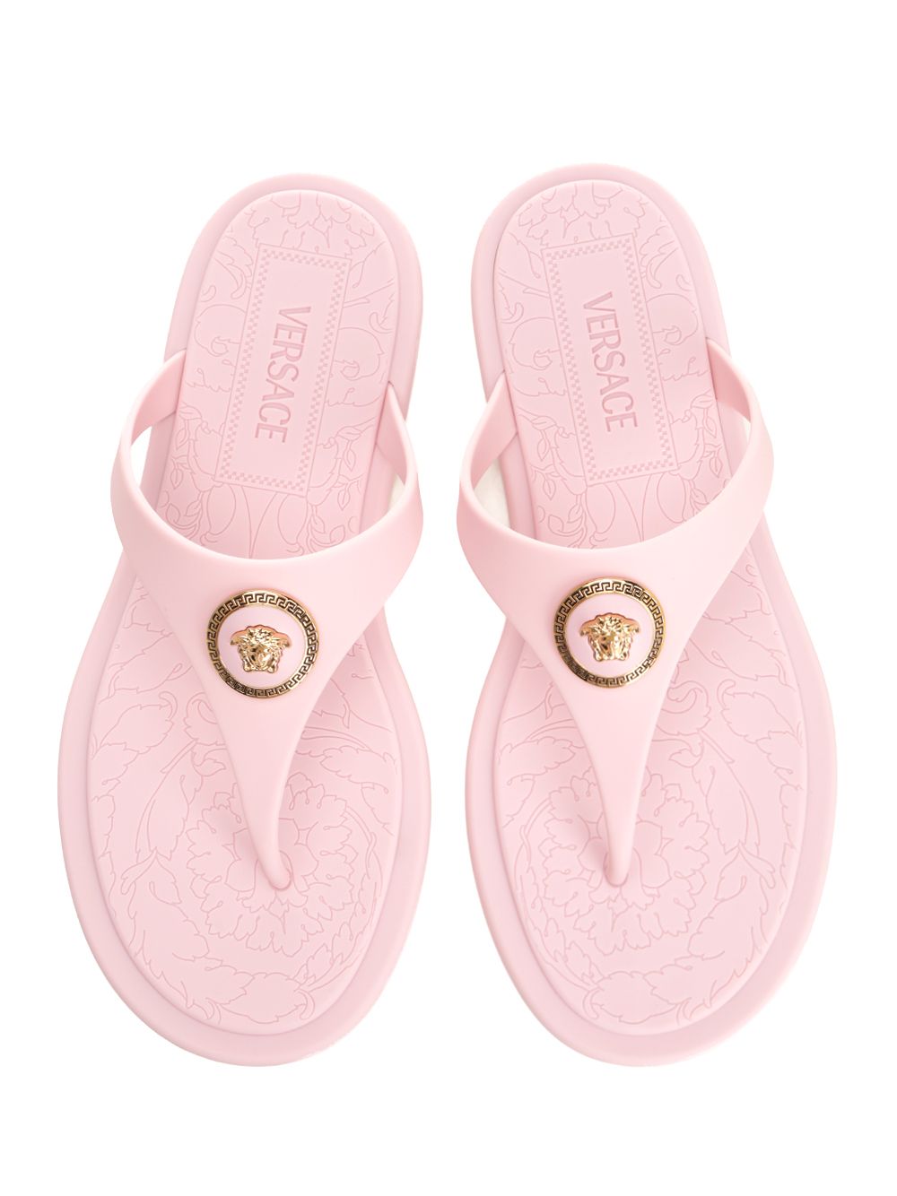 Versace Slides Rubber Sandali - Rose | 4d763463f968f294cea09a77bde4e7c66ac7970c
