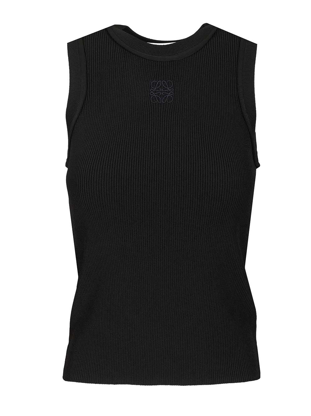 Loewe Anagram Top - Nero | 25ab21203378e7dc031094e2e6cd2a826d01da20