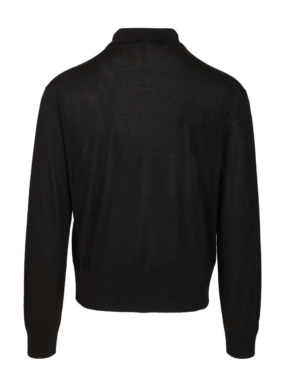 Versace Cotton And Silk Cardigan Shirts - Nero | 6733227eacdeb4570f6273db6f26b18f94ae55fe