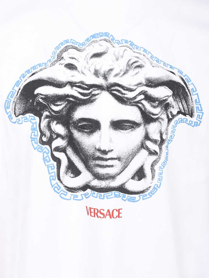 Versace Cotton T-Shirt - Bianco | a79139599c10948ef52174ab7c2c348022ce03b3