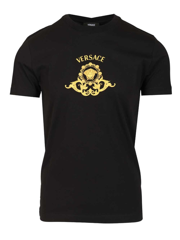 Versace Cotton T-Shirt - Nero | 40e027e93dc398c4a0d55f3db4d6c9639e908739