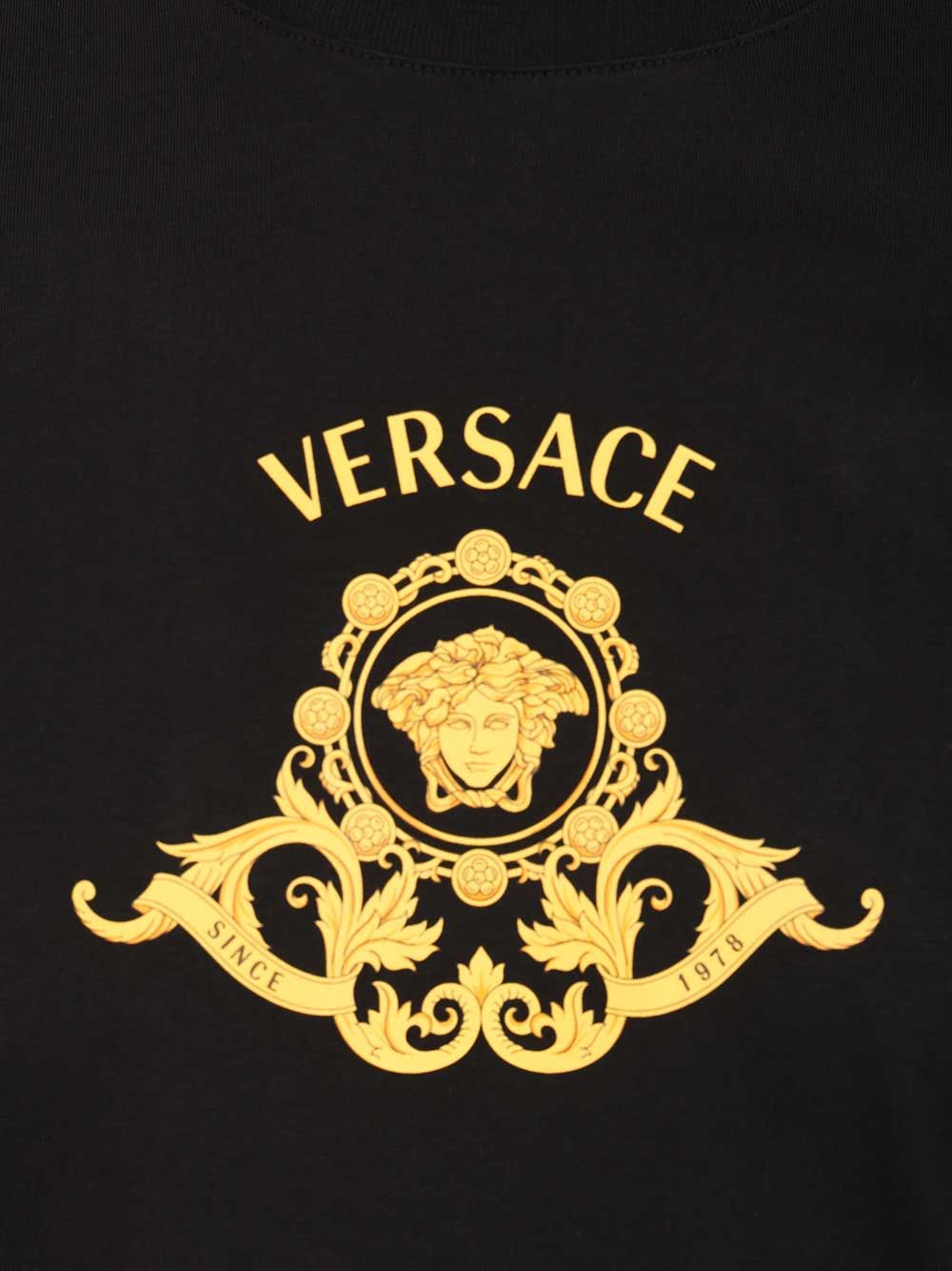 Versace Cotton T-Shirt - Nero | c171fb6eb1e85c6bf66667cf17a2f0a2c81c3f4a