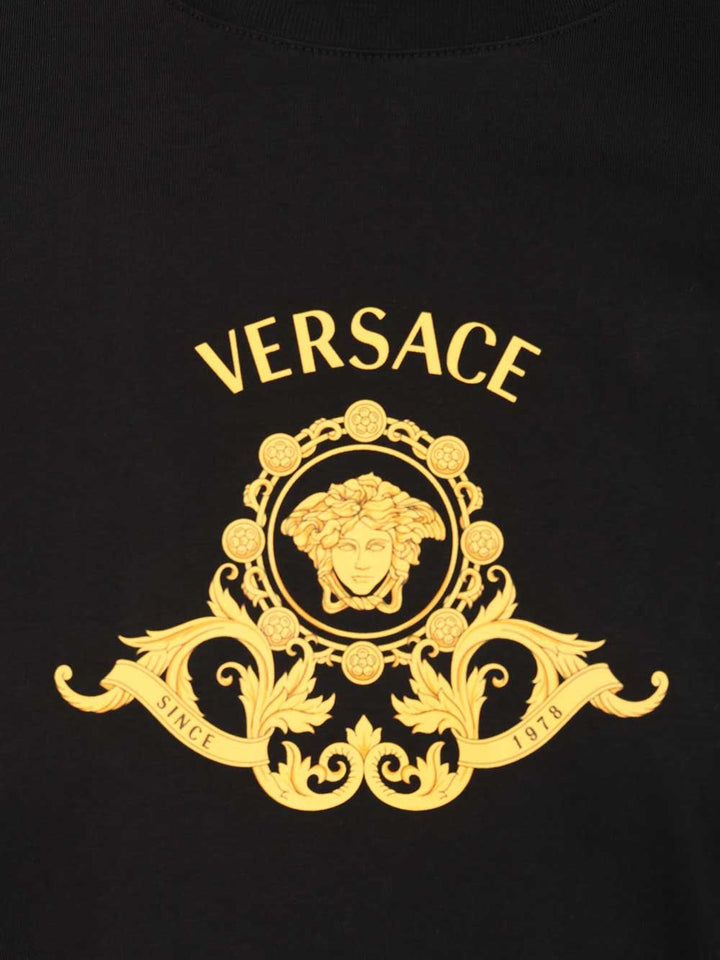 Versace Cotton T-Shirt - Nero | c171fb6eb1e85c6bf66667cf17a2f0a2c81c3f4a