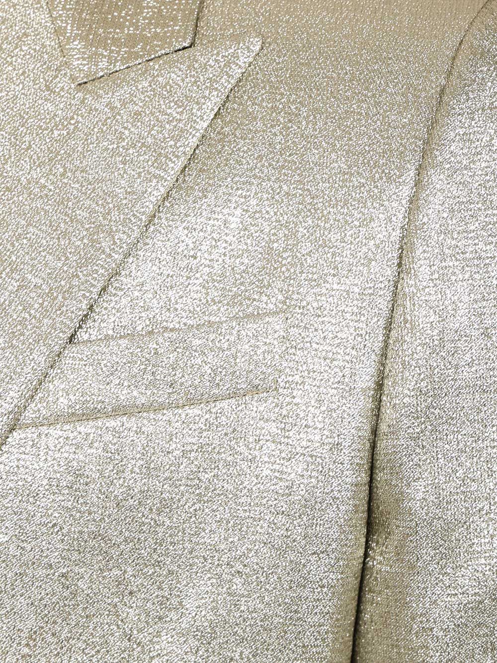 Versace Lurex Evening Blazer Giacche - Silver | 5cf5e52ab0e3ece80a6417bbc77198fc6ab7521d