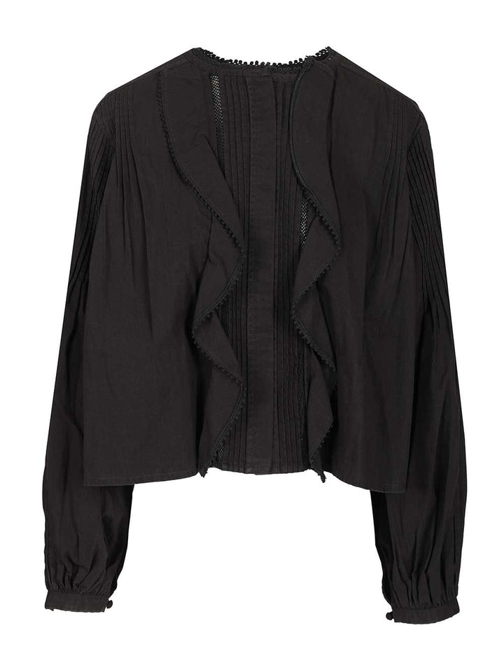 Isabel Marant Cubraly Shirts - Nero | 7317b91b9794b3535d5c4c4c960652eb813a9cf4