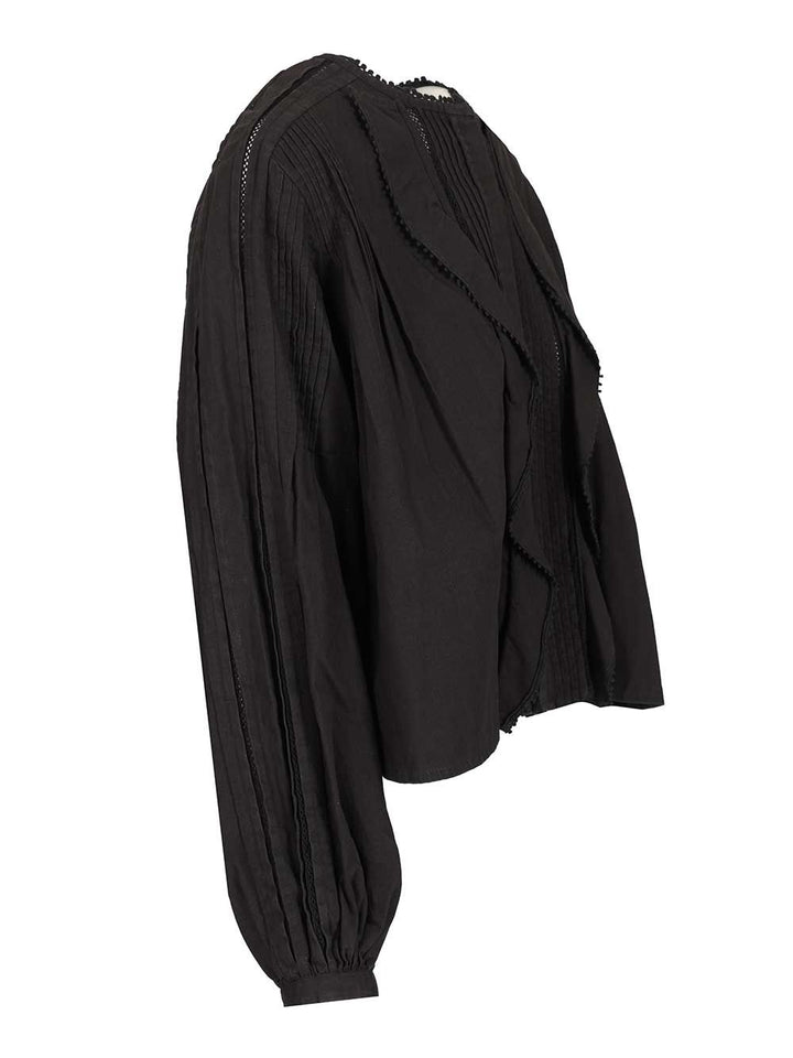 Isabel Marant Cubraly Shirts - Nero | 3b3496e7ead336ee932f1e788c24fd12c3ee34cc