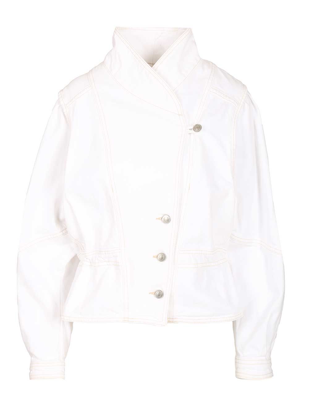 Isabel Marant Denim Jacket Giacche - Bianco | 44fac8e6a95a2178e40170e9721b8582d6fa7818