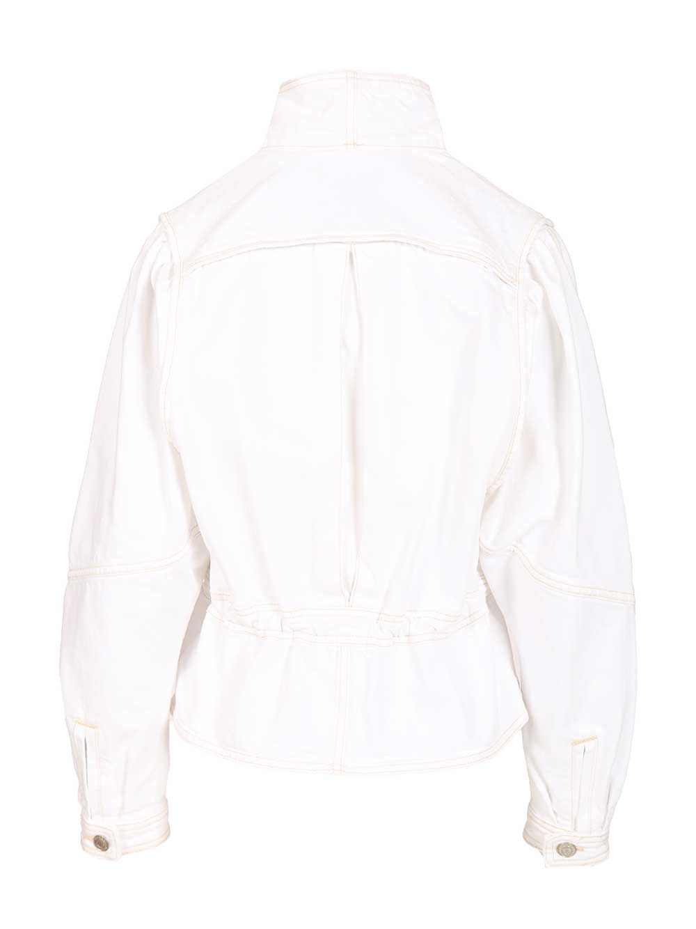 Isabel Marant Denim Jacket Giacche - Bianco | 22f397f5a7f71cae2fbf85b74e500f3802f3ffaa