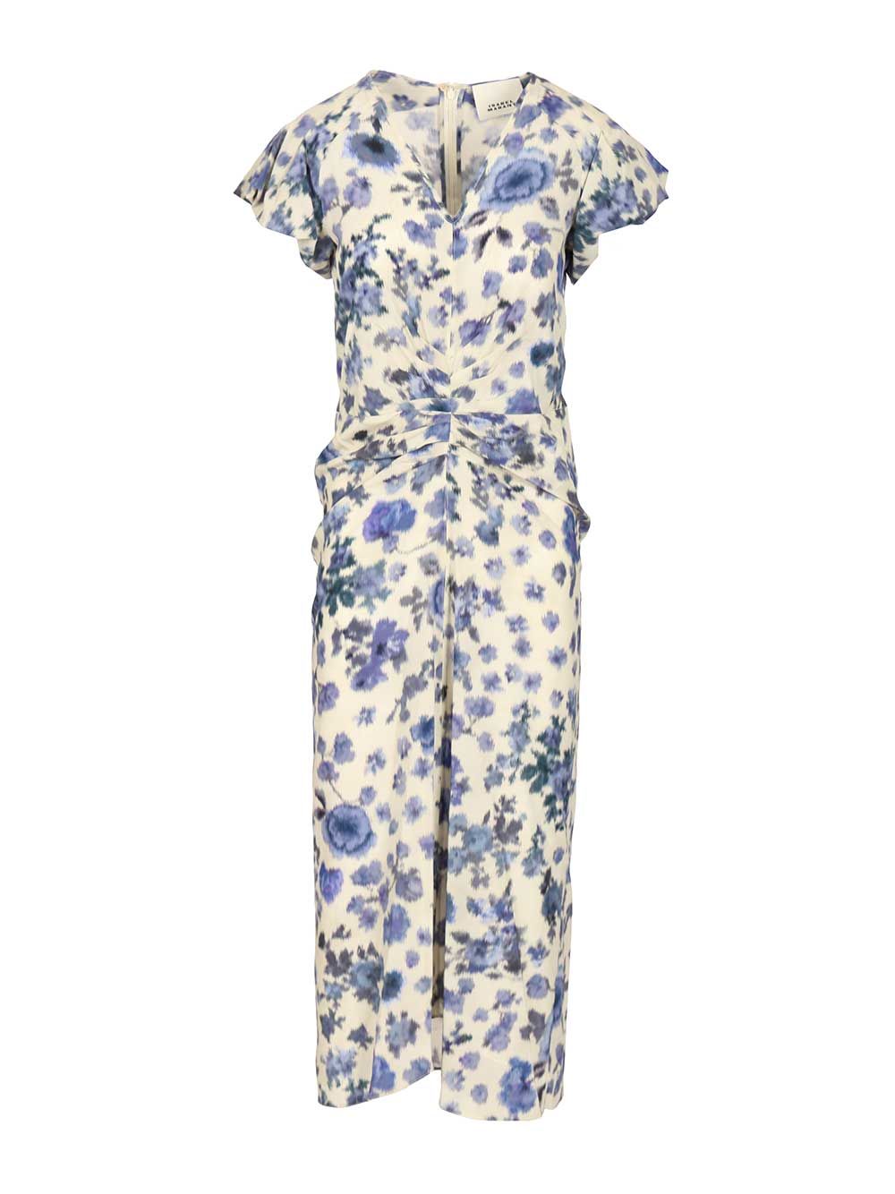 Isabel Marant Printed Midi Dress Abiti - Blu | cc33edef43fab2d0174fd0ff59ce2f91a78d64aa
