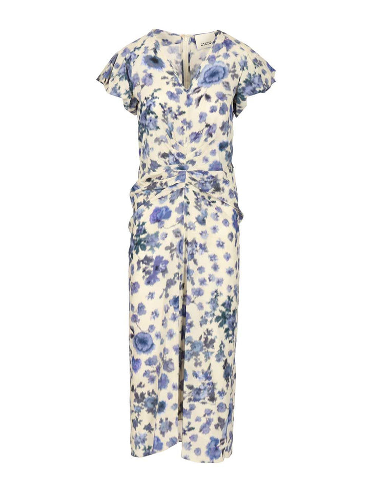 Isabel Marant Printed Midi Dress Abiti - Blu | cc33edef43fab2d0174fd0ff59ce2f91a78d64aa