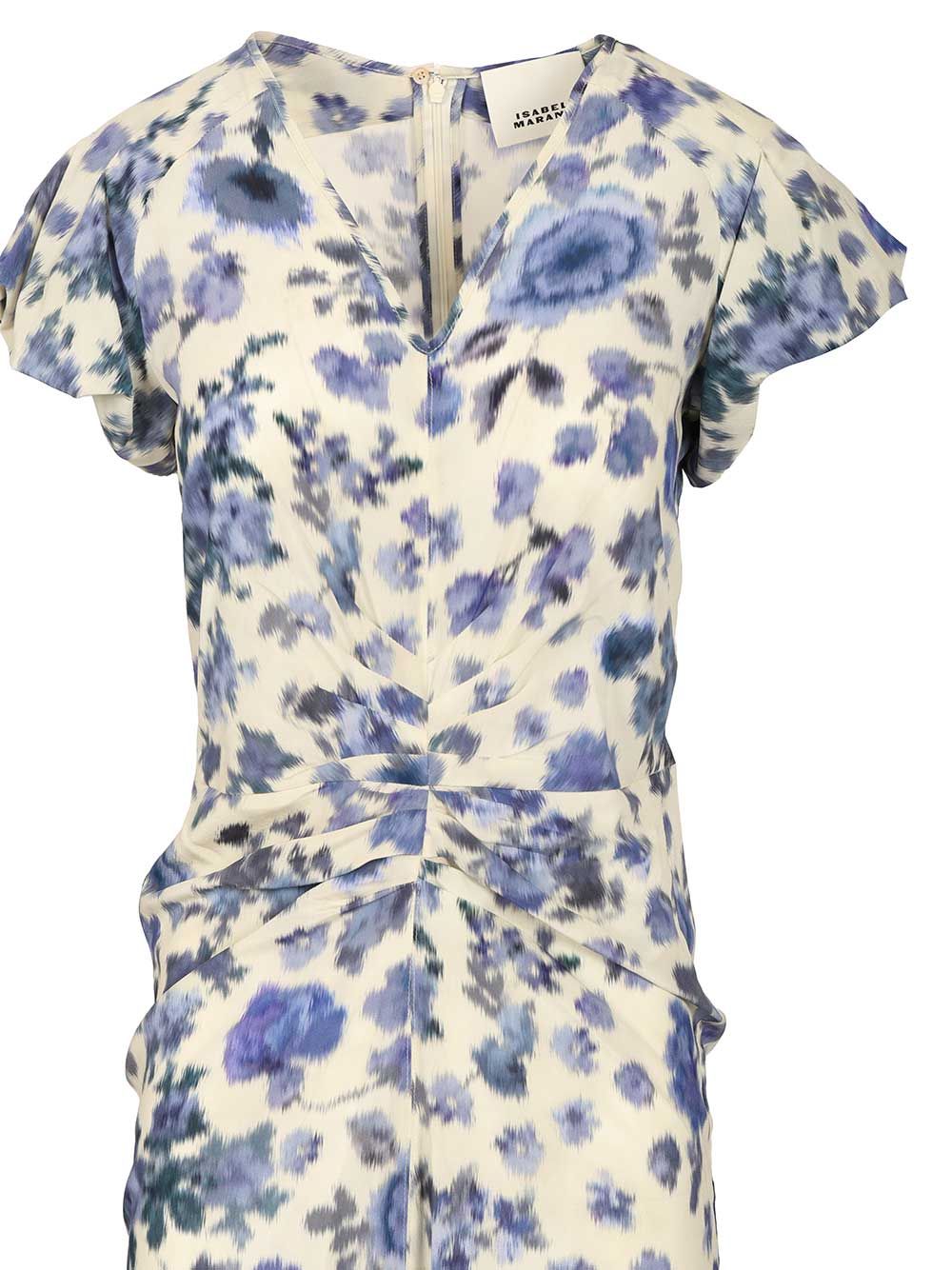 Isabel Marant Printed Midi Dress Abiti - Blu | 3d75cb1a09c25ebc2b40596f988a6500776b0a5a