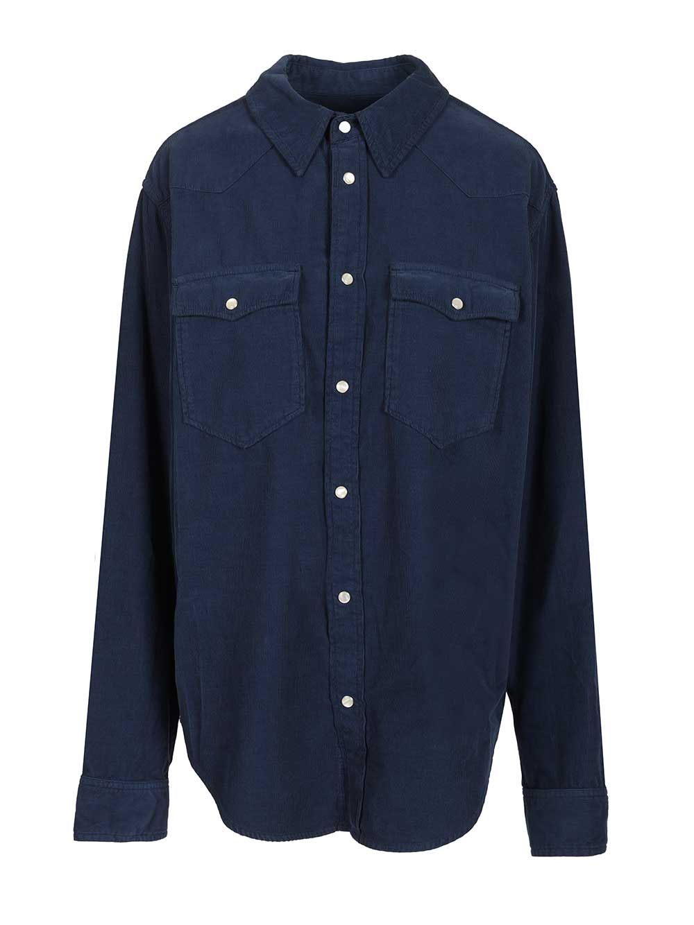 Marant Vasco-Gb Shirts - Blu | f0dc14f86237ea10c73ff09a49de3a5520c4e2d9