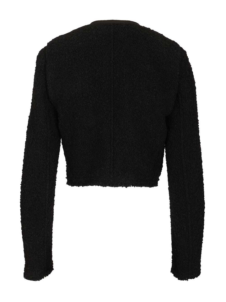 Isabel Marant Crop Bouclette Jacket Giacche - Nero | 77761cda3cb4cf856103f17e1463487913400219