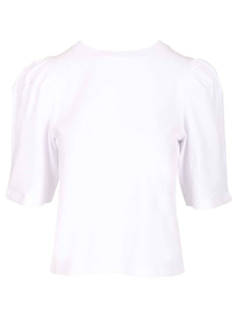 Isabel Marant Puffed Sleeve T-Shirt - Bianco | 17093321796a243a00d92437f528c930c9cbd40b