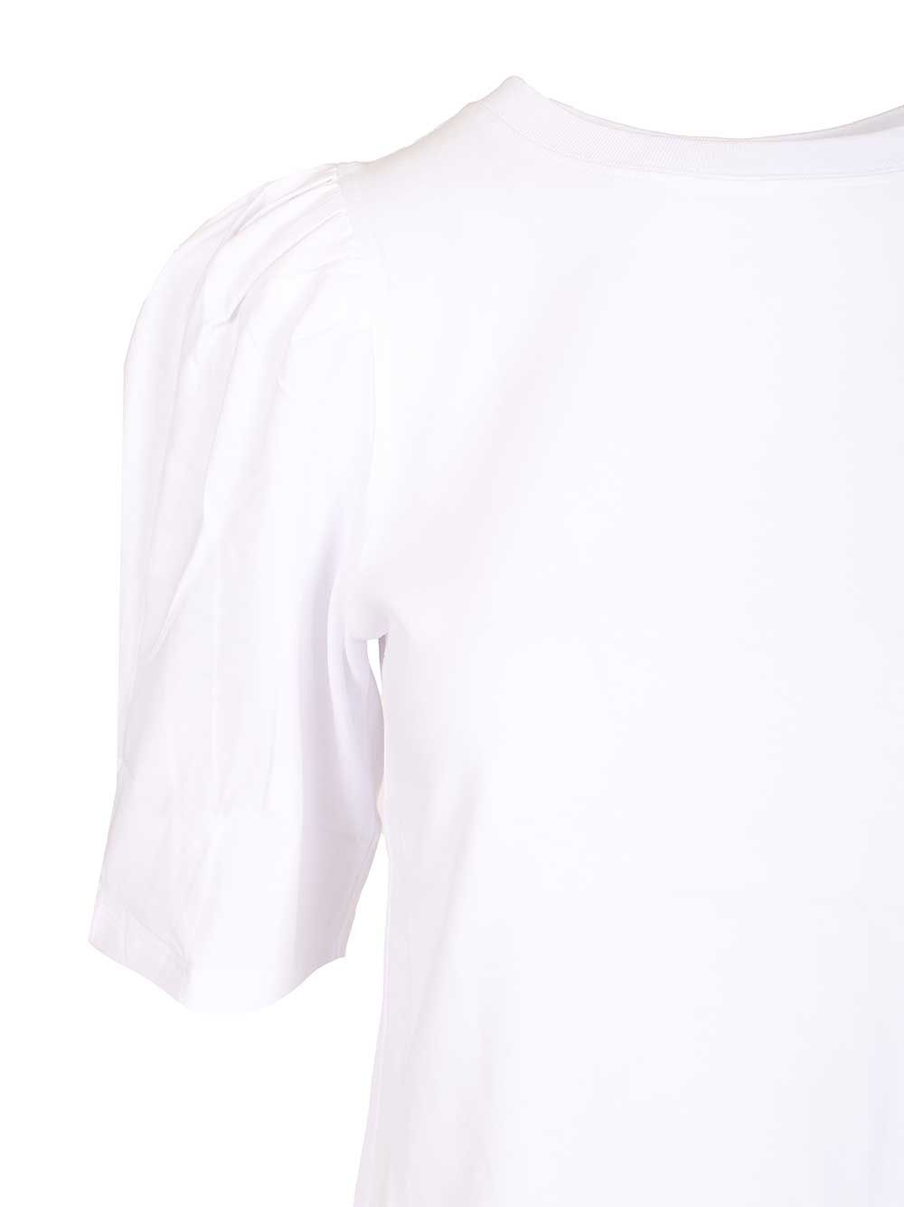 Isabel Marant Puffed Sleeve T-Shirt - Bianco | 0602a37eac630d73873924ff5587cd2620068dbb
