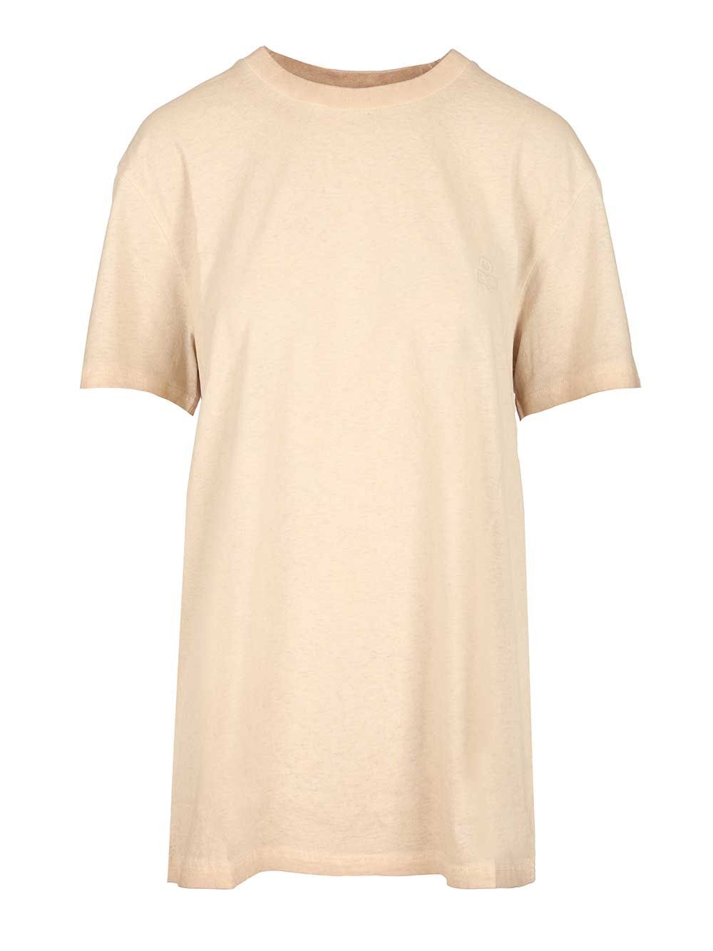 Marant Honoré T-Shirt - Beige | 91509e0000b34d936de0106f8e8627d3579fb126