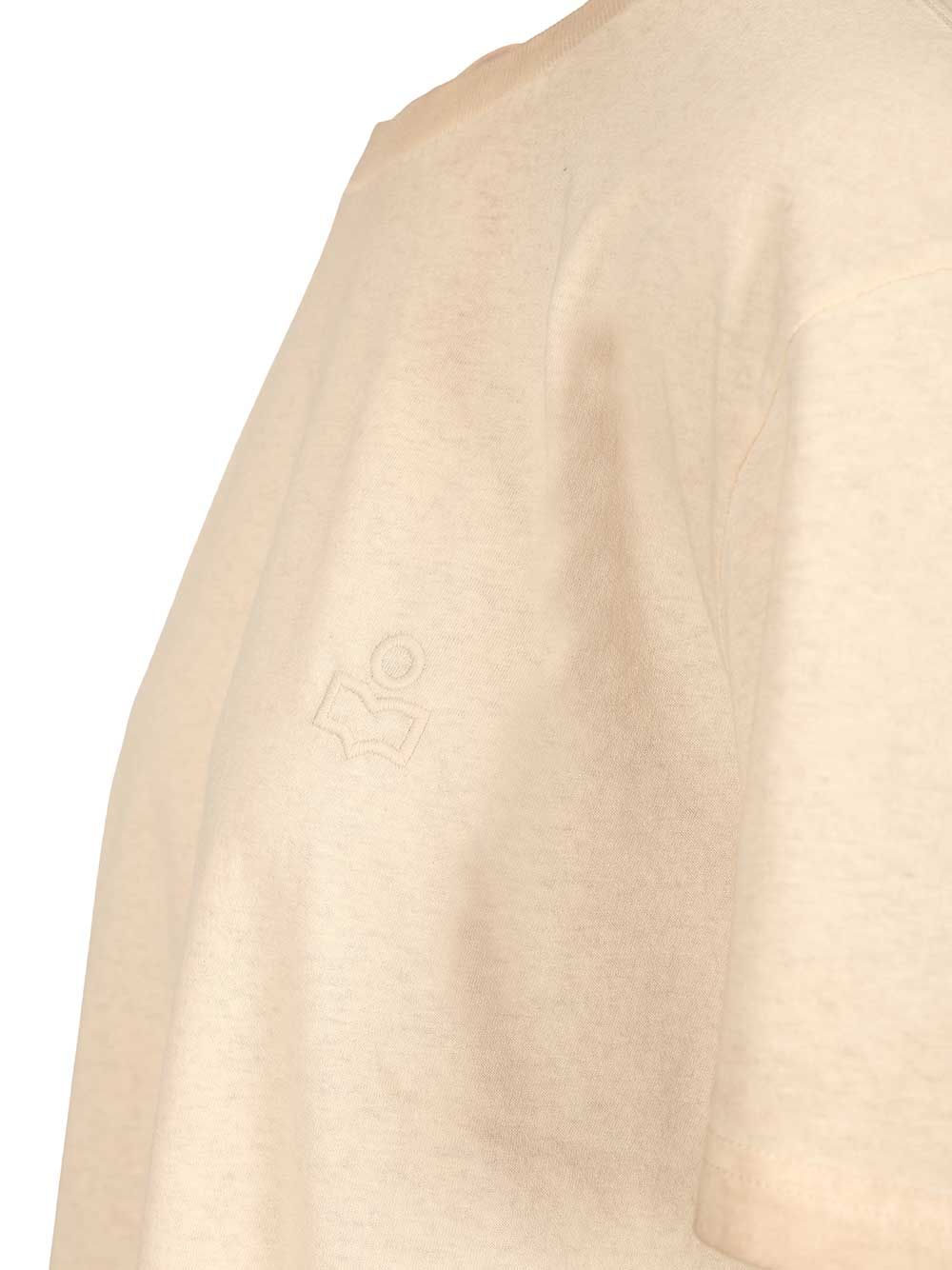 Marant Honoré T-Shirt - Beige | 54868d91098230368a8007d0929076a7b8820bc1
