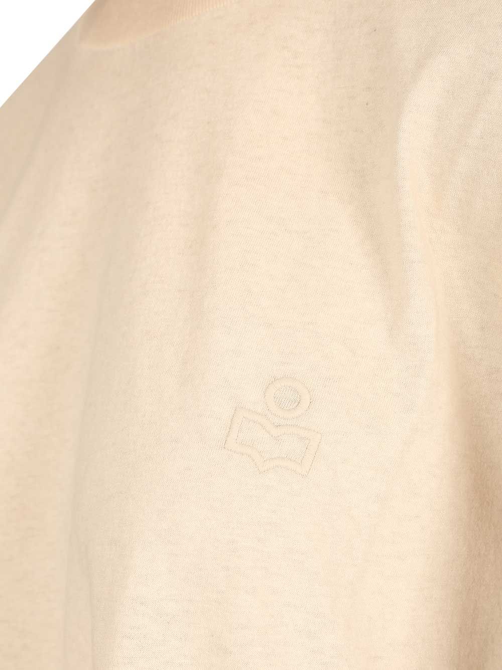 Marant Honoré T-Shirt - Beige | 0c1407ac2009bec48b795a32a4ce17b0856bbb2a