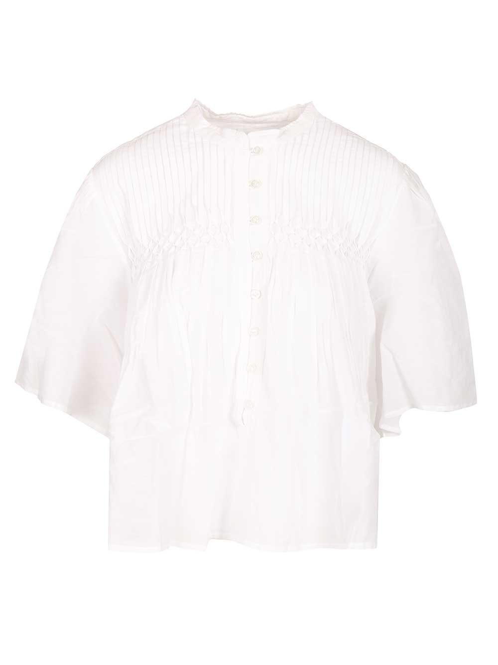 Marant Etoile Destiny Top - Bianco | 3962a828daeddbd44412d63e6706f48906ea14b6