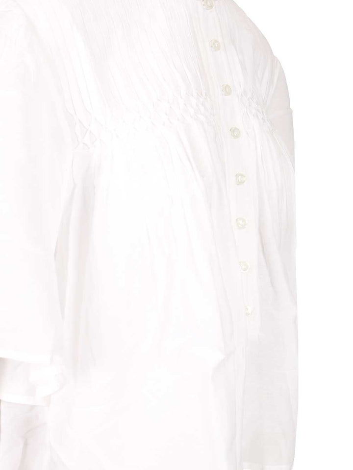Marant Etoile Destiny-Gz Top - Bianco | 0a7e31455cf2dce22fd52c9052cbcd81d4974da6