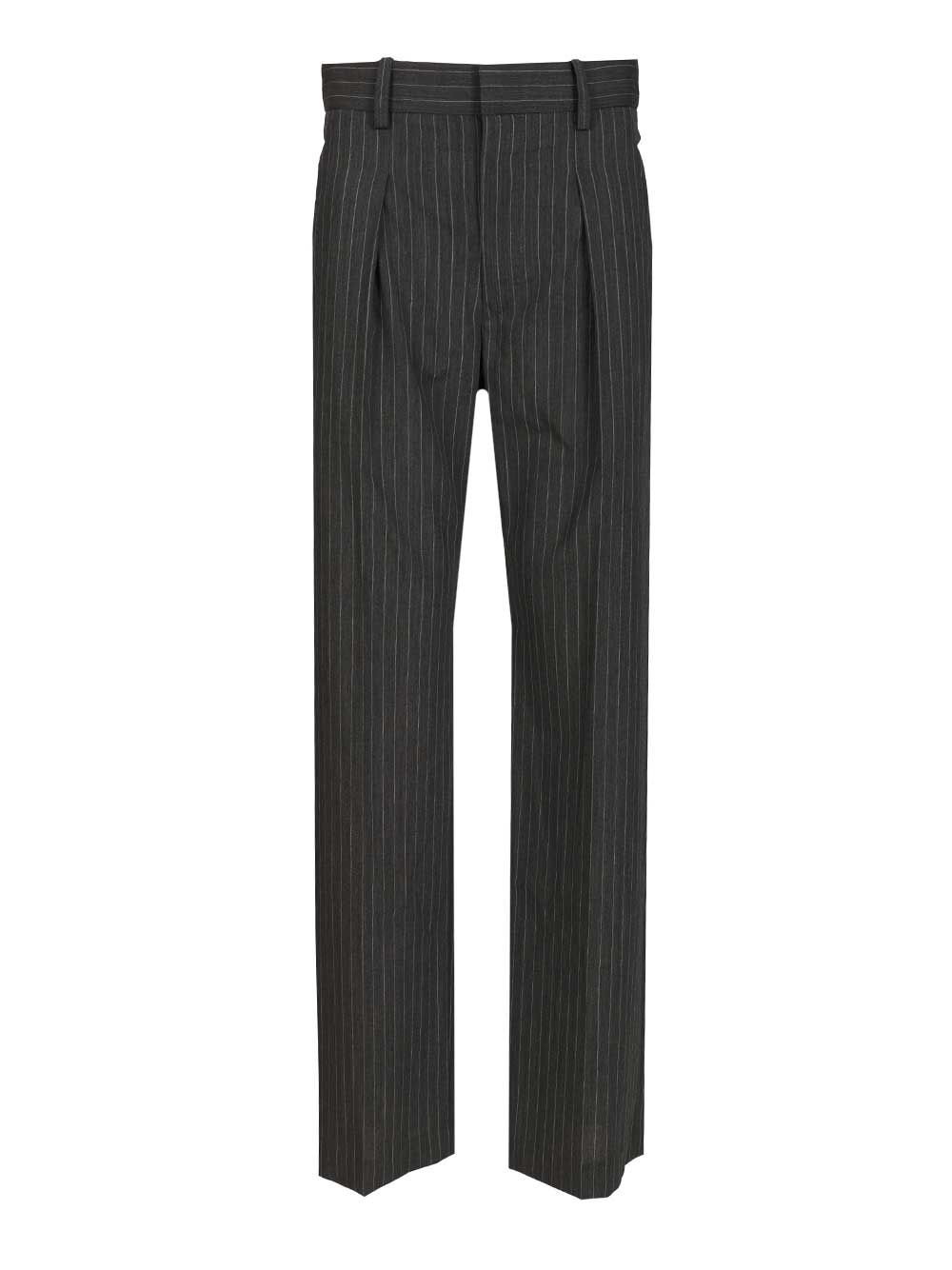 Isabel Marant Regular Fit Pant Suit Trousers - Grey | 41afe729701abaa468813dd521ab1ce1b6d3d89b