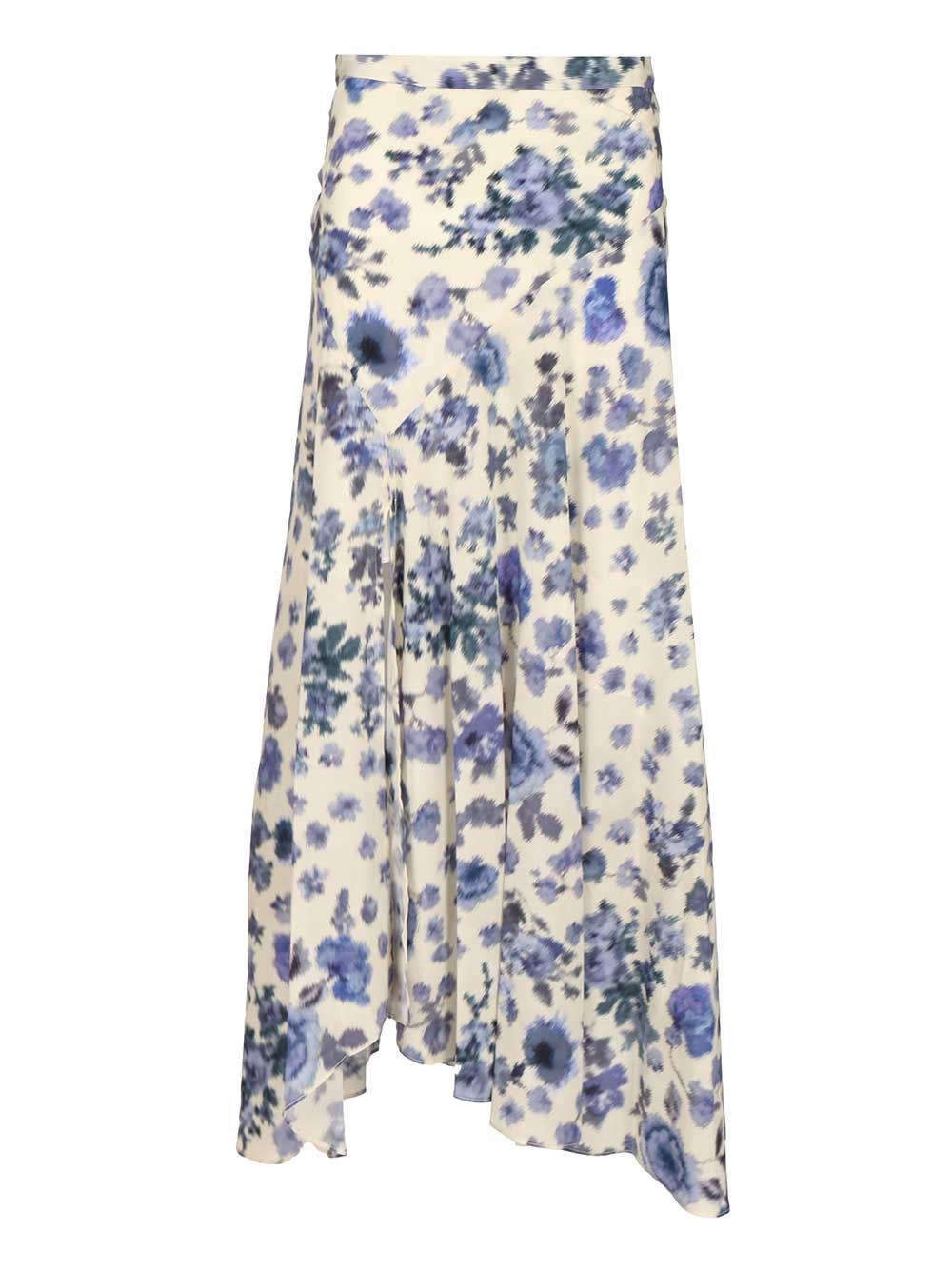 Isabel Marant Printed Long Skirt Gonne - Blu | 607b55d1bd46ace76abf83bbb6a2cda7bf614012