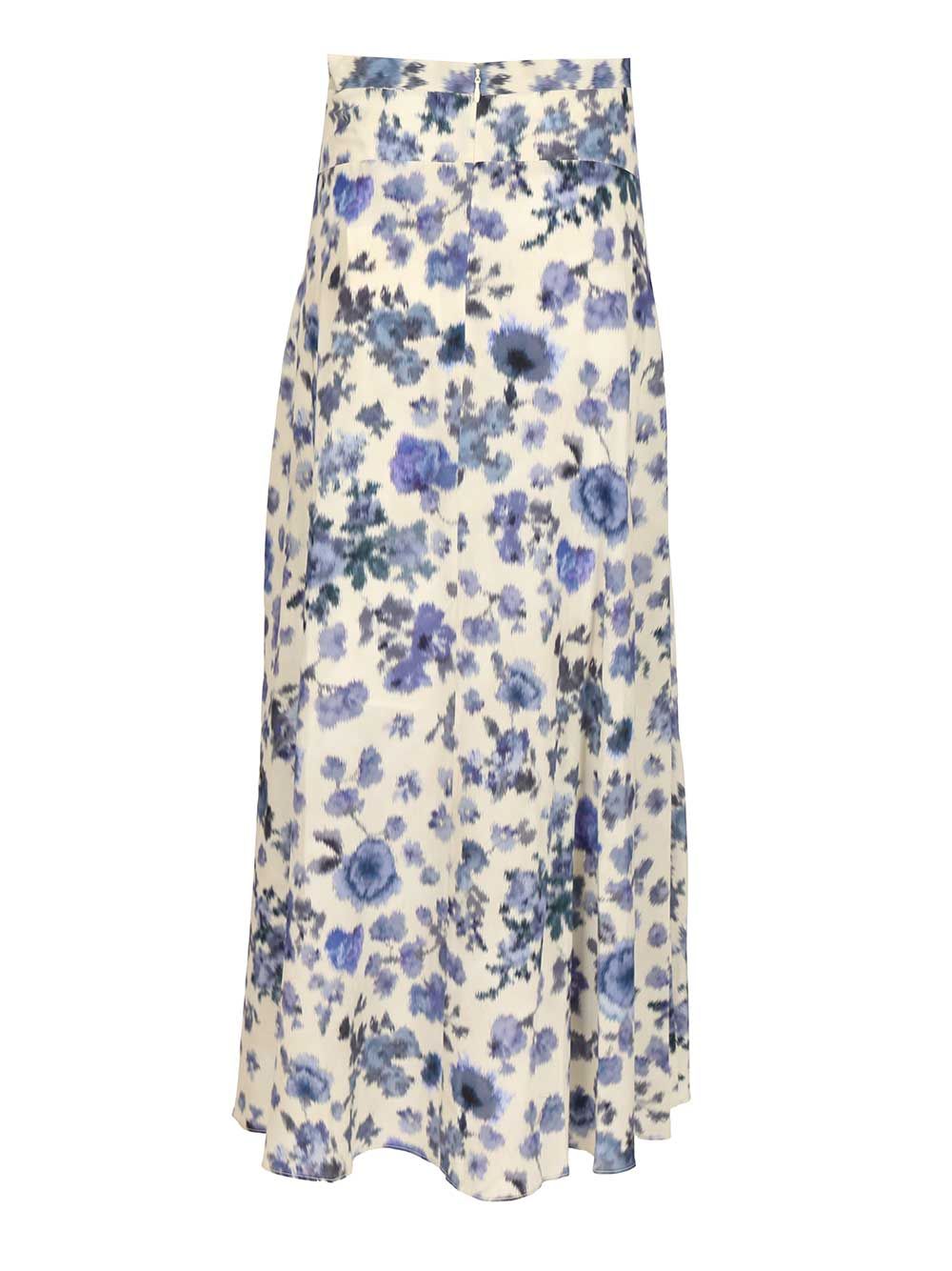 Isabel Marant Printed Long Skirt Gonne - Blu | 028a413fb6da13c3694ffe6779551ac06b8b94d8