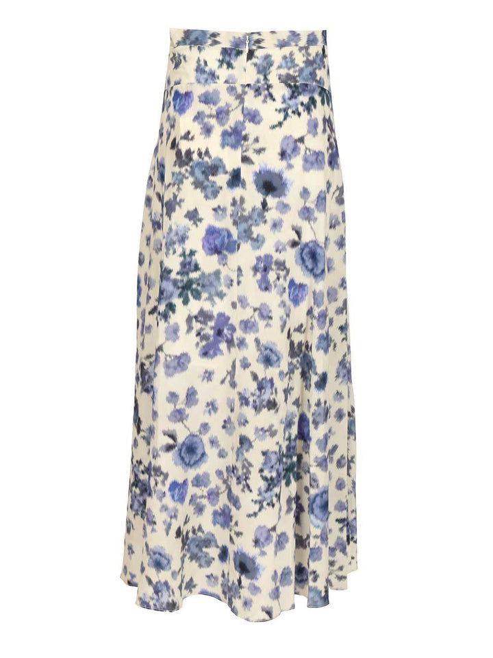Isabel Marant Printed Long Skirt Gonne - Blu | 028a413fb6da13c3694ffe6779551ac06b8b94d8