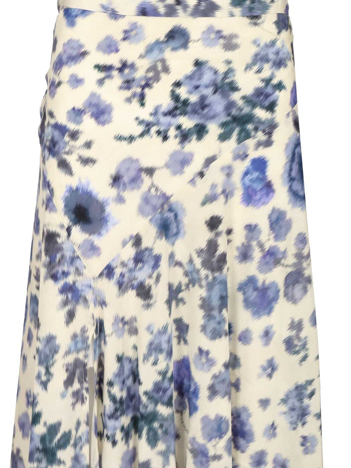 Isabel Marant Printed Long Skirt Gonne - Blu | 0d70e591c594d335c5fa049b0fbba17f11385dea