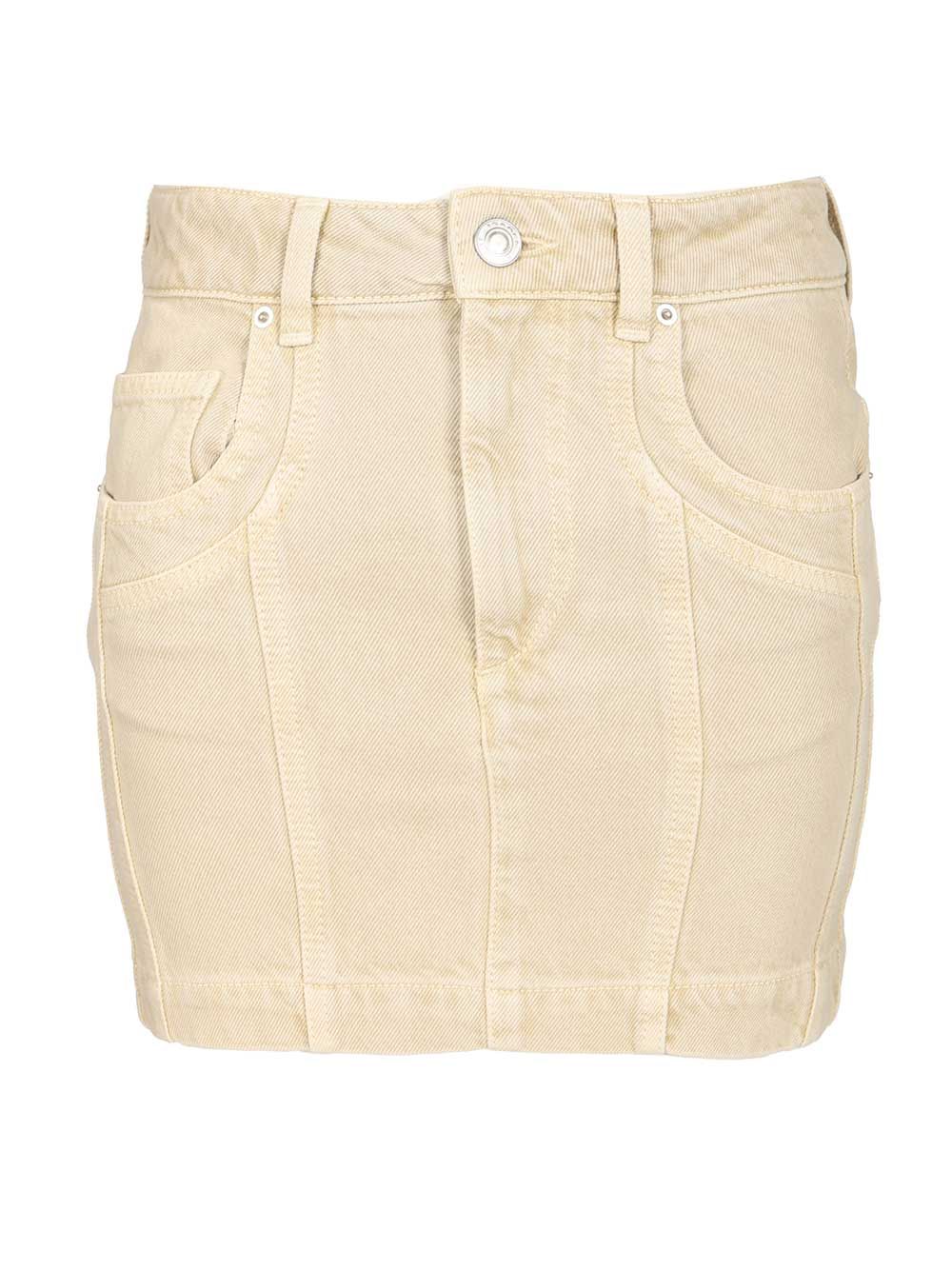 Marant Etoile Juana-Ga Gonne - Beige | b683e09d479e74ebb5c50ae73bcdc8e3fefc8252