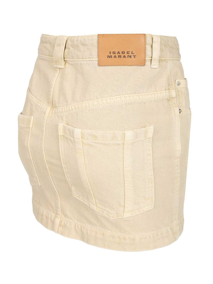 Marant Etoile Juana-Ga Gonne - Beige | 34bf7daa2da4053848810f2a138cb0640711e514