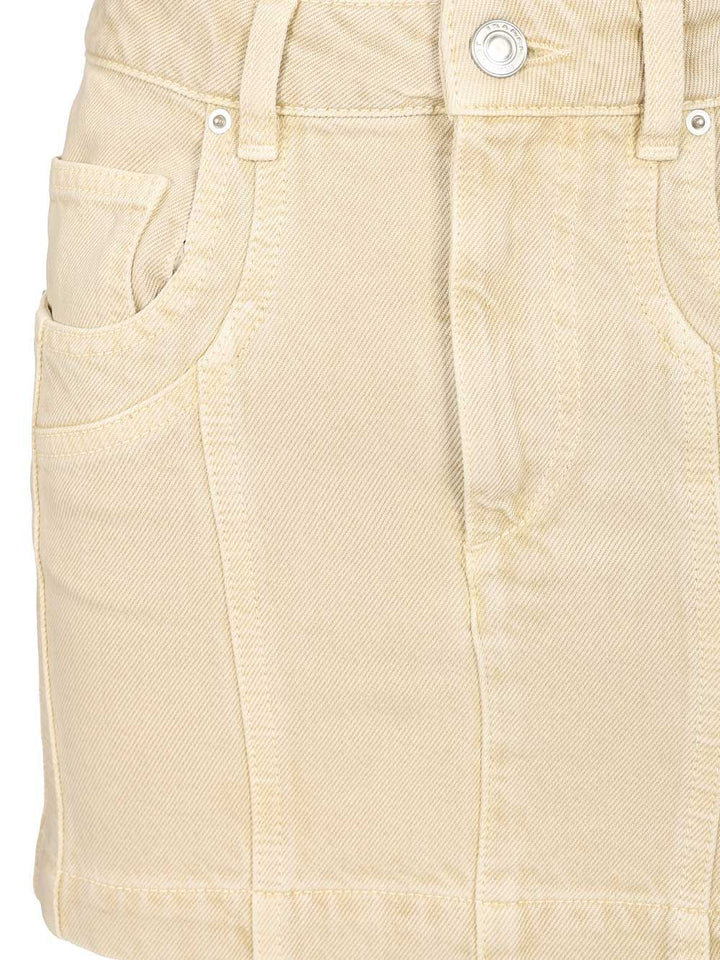 Marant Etoile Juana-Ga Gonne - Beige | aec54c5a221dae96af0d9ad564c7dcba27199dd4