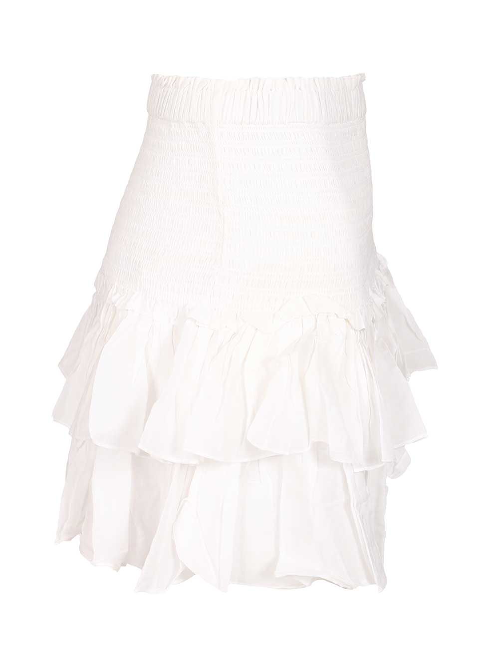 Marant Etoile Naomi Gonne - Bianco | fb5571054e0d45e553d6cc321f7146c35f5adfac