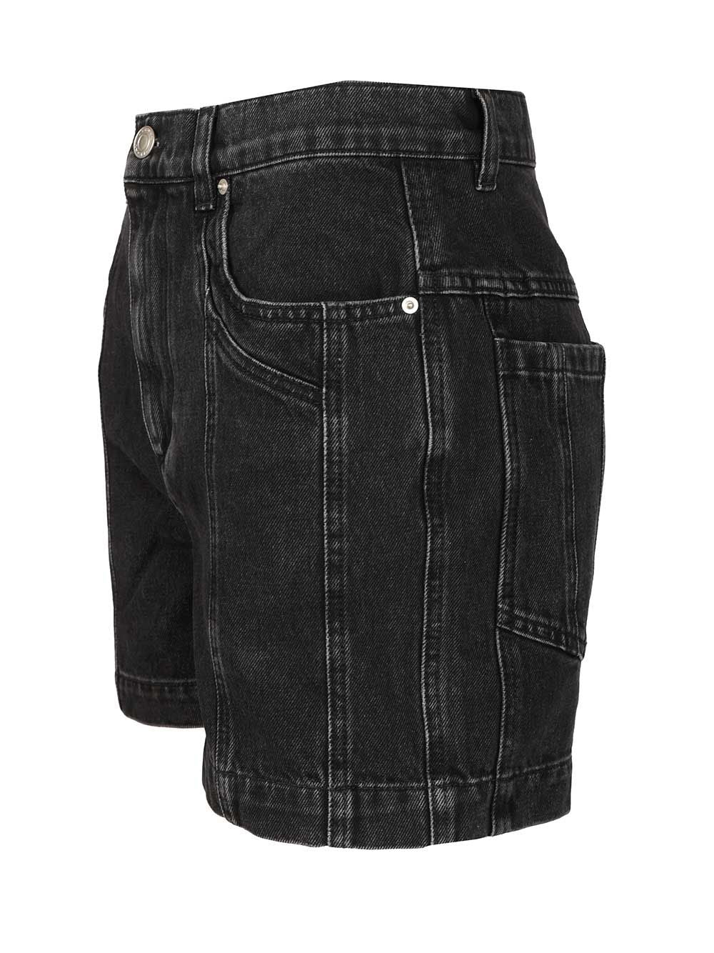 Marant Etoile Joely-Ga Shorts Trousers - Nero | fc0c859d6cfe3a0bec35028ab19fe4dcc54b5898