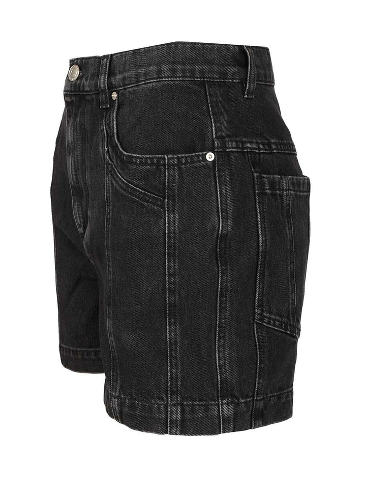 Marant Etoile Joely-Ga Shorts Trousers - Nero | fc0c859d6cfe3a0bec35028ab19fe4dcc54b5898