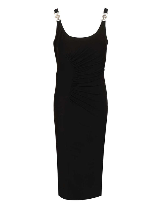 Cocktail Dress Responsible Stretch Crepe Jersey Abiti Nero