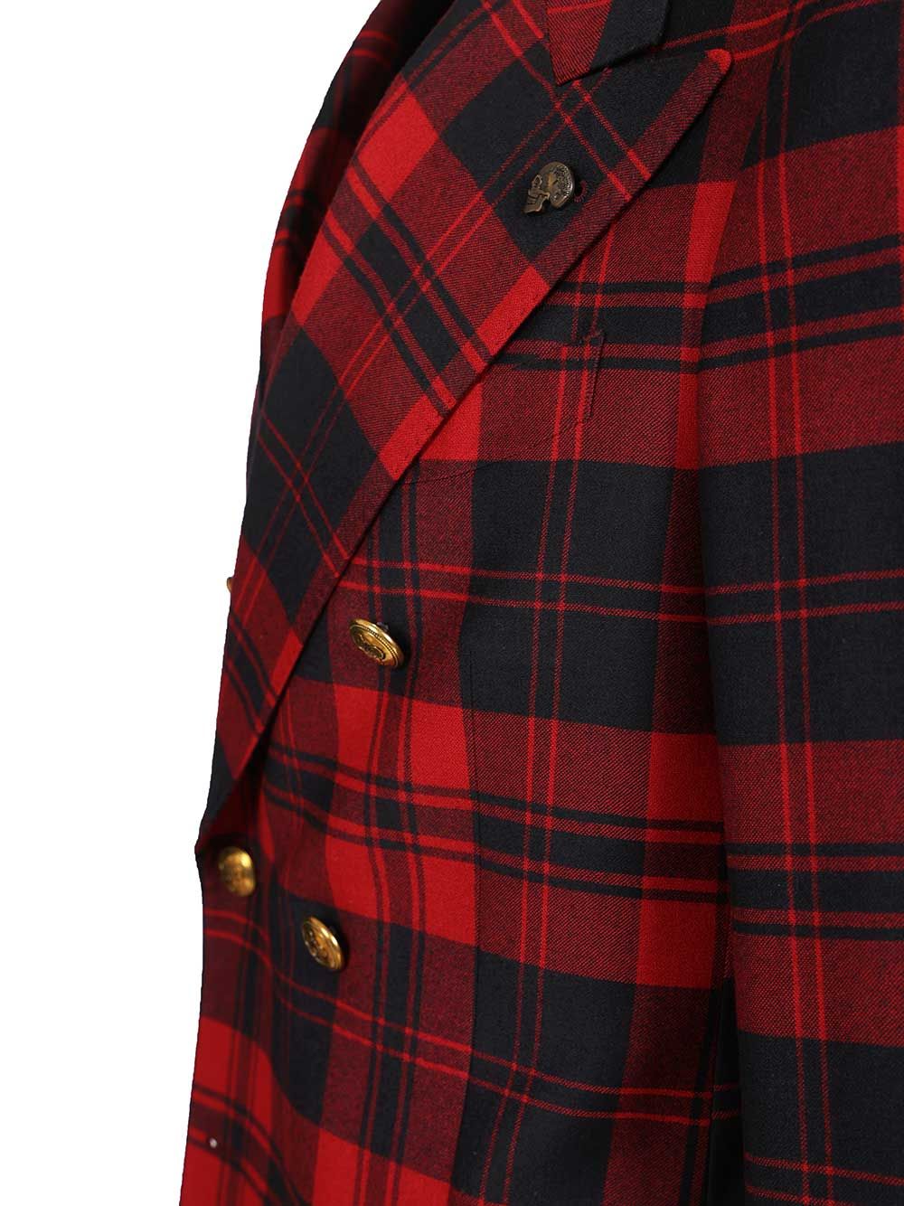 Gabriele Pasini Red Checked Double-Breasted Suit Abiti - Rosso | f8a72dbc59568435b7731a1e45663d5cabfb1d36